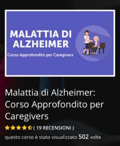 corso malattia di alzheimer per caregiver